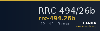 RRC 494/26b — CANOA