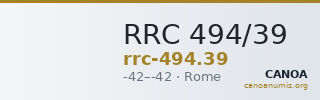 RRC 494/39 — CANOA