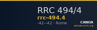 RRC 494/4 — CANOA