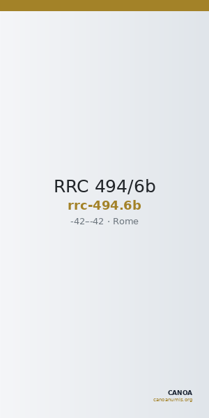 RRC 494/6b — CANOA