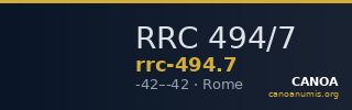 RRC 494/7 — CANOA