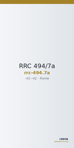 RRC 494/7a — CANOA