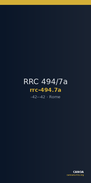RRC 494/7a — CANOA