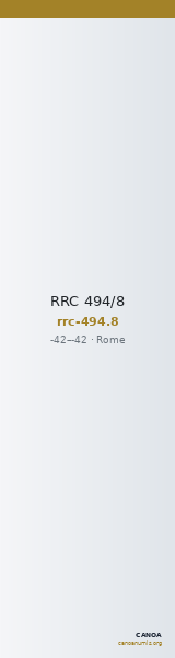 RRC 494/8 — CANOA