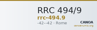 RRC 494/9 — CANOA