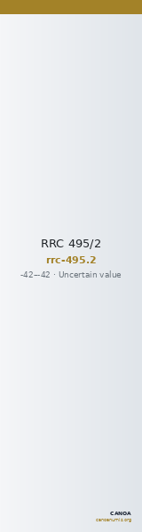 RRC 495/2 — CANOA