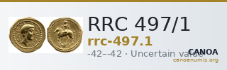 RRC 497/1 — CANOA