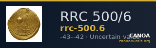RRC 500/6 — CANOA