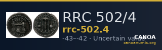 RRC 502/4 — CANOA