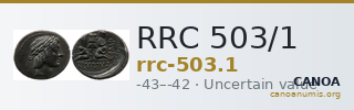 RRC 503/1 — CANOA
