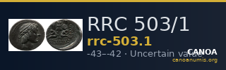 RRC 503/1 — CANOA