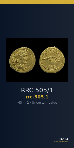 RRC 505/1 — CANOA