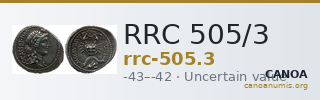 RRC 505/3 — CANOA