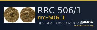 RRC 506/1 — CANOA