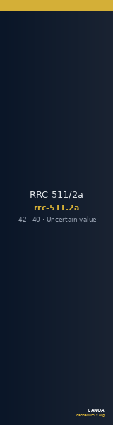 RRC 511/2a — CANOA