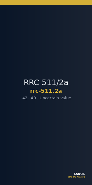 RRC 511/2a — CANOA