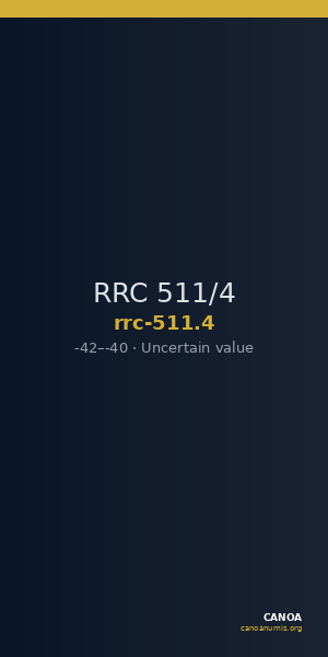 RRC 511/4 — CANOA