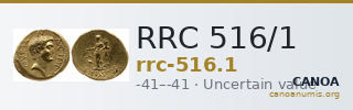 RRC 516/1 — CANOA