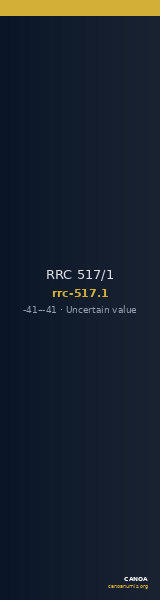 RRC 517/1 — CANOA