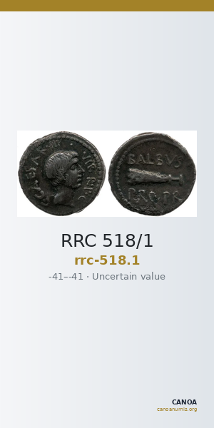 RRC 518/1 — CANOA