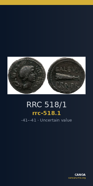 RRC 518/1 — CANOA