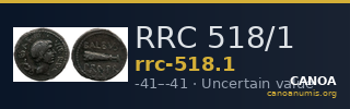 RRC 518/1 — CANOA