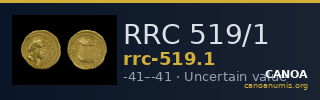 RRC 519/1 — CANOA