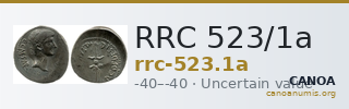 RRC 523/1a — CANOA
