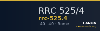 RRC 525/4 — CANOA