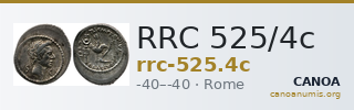 RRC 525/4c — CANOA