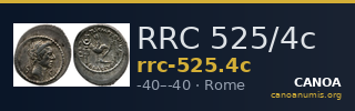 RRC 525/4c — CANOA