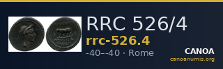 RRC 526/4 — CANOA