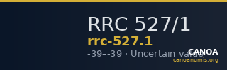 RRC 527/1 — CANOA