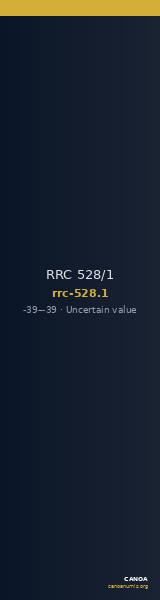 RRC 528/1 — CANOA