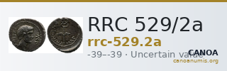 RRC 529/2a — CANOA