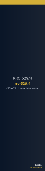 RRC 529/4 — CANOA