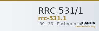 RRC 531/1 — CANOA