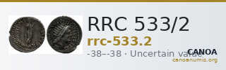 RRC 533/2 — CANOA