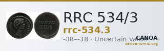 RRC 534/3 — CANOA