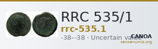 RRC 535/1 — CANOA