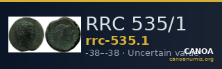 RRC 535/1 — CANOA