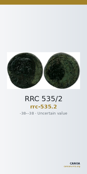 RRC 535/2 — CANOA