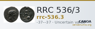 RRC 536/3 — CANOA