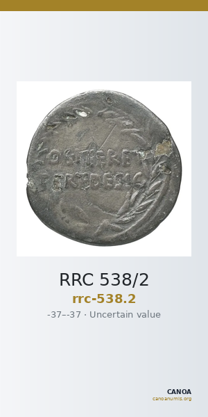 RRC 538/2 — CANOA