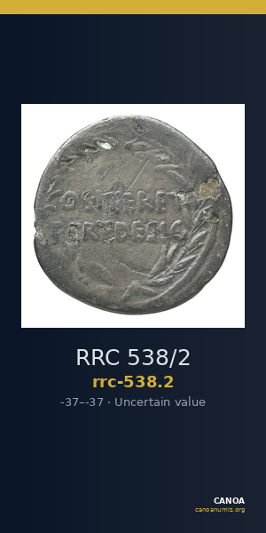 RRC 538/2 — CANOA