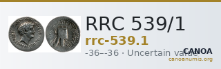 RRC 539/1 — CANOA