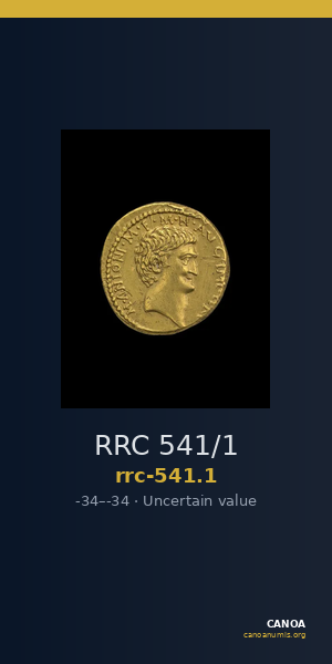 RRC 541/1 — CANOA