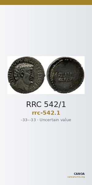 RRC 542/1 — CANOA