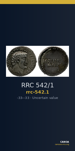 RRC 542/1 — CANOA