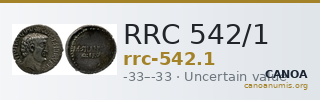RRC 542/1 — CANOA